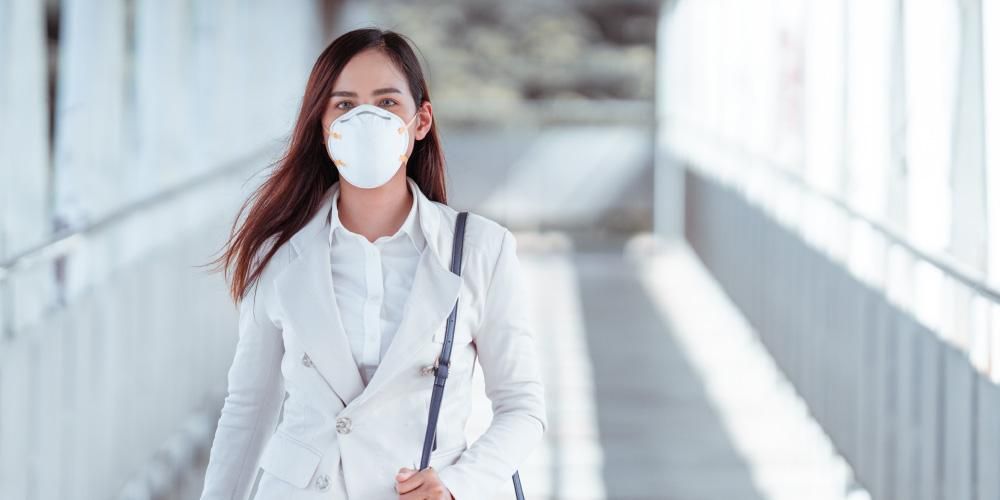 Вместо да носите хирургическа маска, това е препоръчителният тип маска против замърсяване