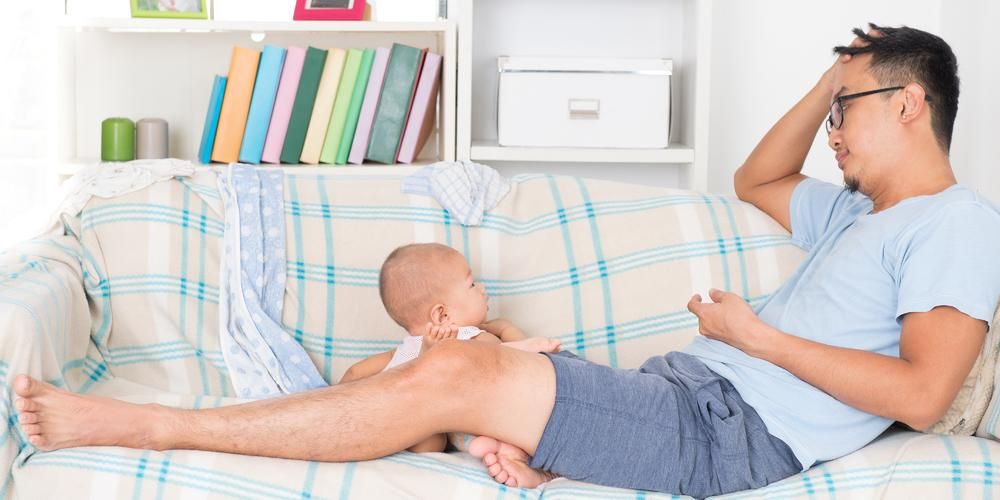 Sadece Annelerde Değil Babalarda da Bebek Mavisi Sendromu Olabilir